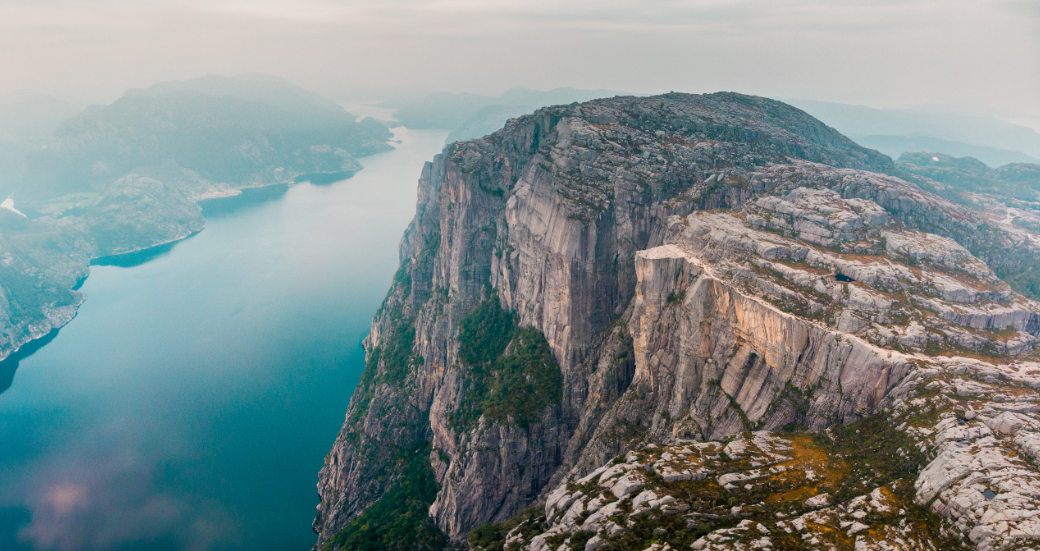 Preikestolen (Pulpit Rock), Ryfylke, near Stavanger, Norway
